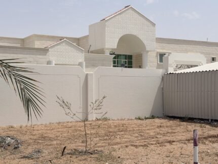 Villa exterior wall painting and finishing in Al Amerah, Al Ain