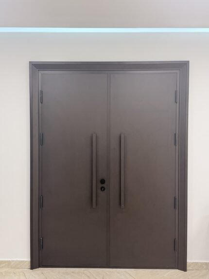 Elegant cast aluminum double main entrance door, Al Amerah, Al Ain